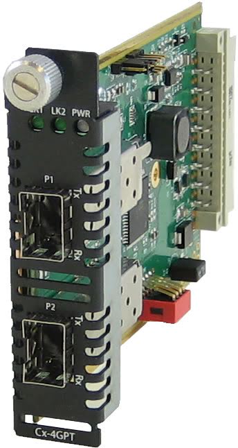 C-4GPT-DSFP Media Converter